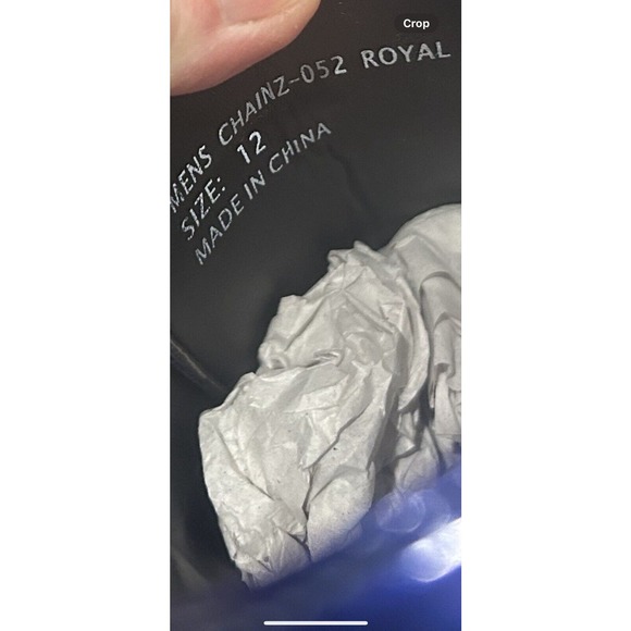 Bolano Chainz Men’s Oxford Style Dress Shoes Royal Blue Lace Up Size 12 - Picture 8 of 13